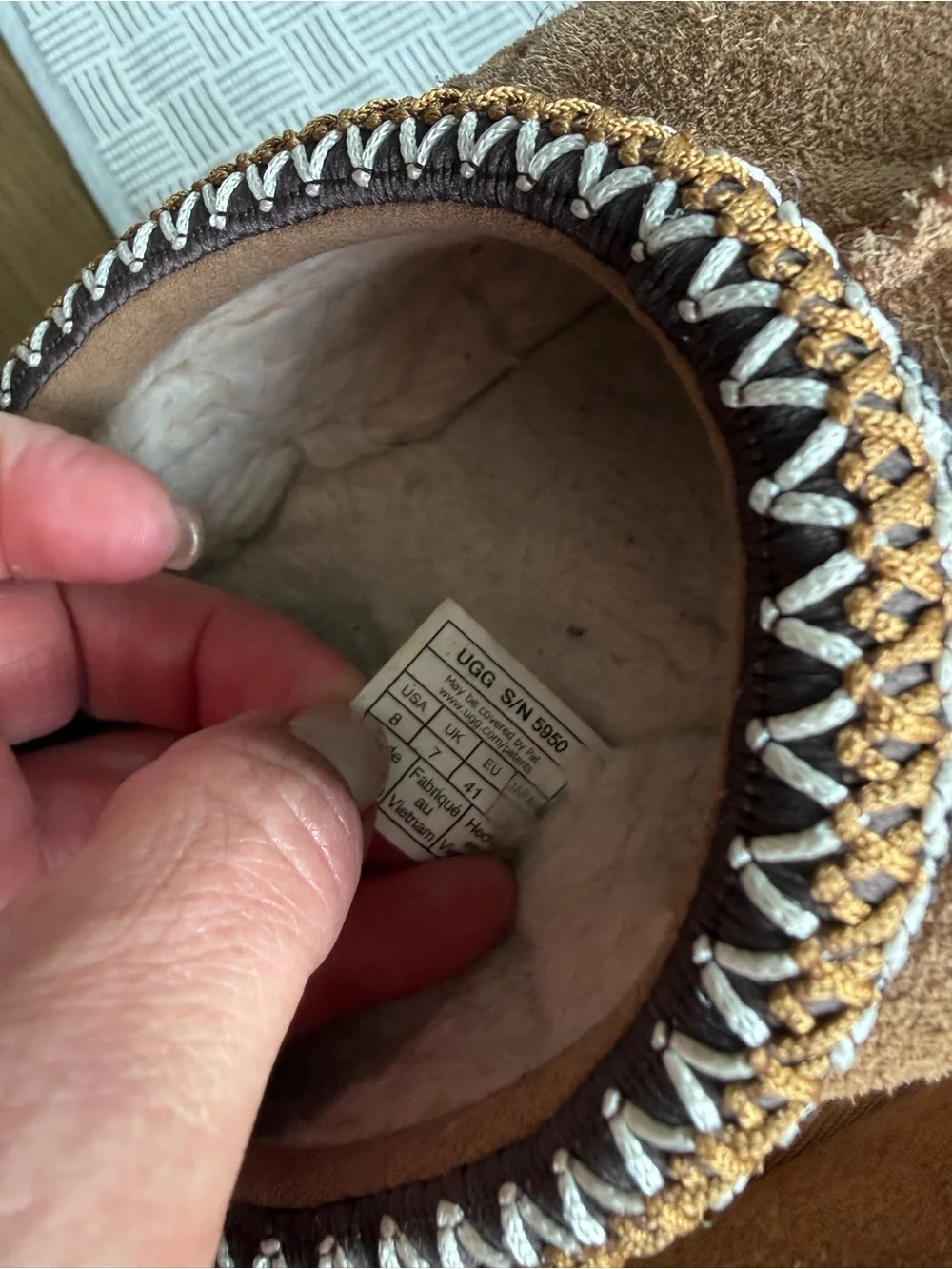 UGG soft suede